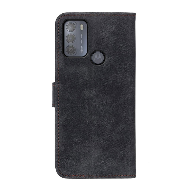 For Motorola Moto G50 Antelope Texture Magnetic Buckle Horizontal Flip PU Leather Case with Card Slots & Wallet & Holder