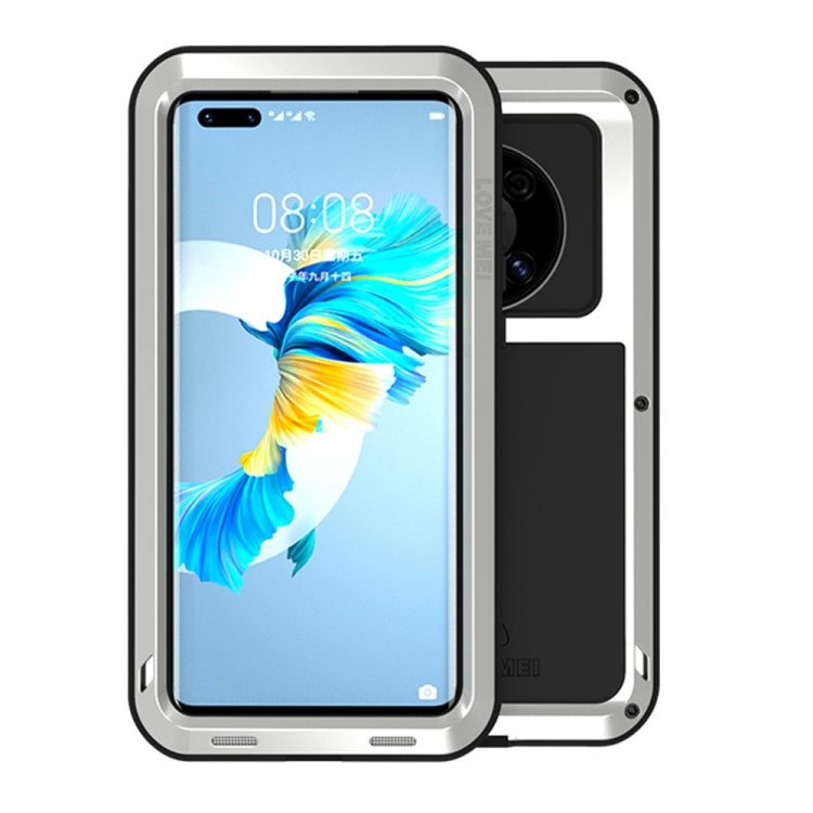 For Huawei Mate 40 LOVE MEI Metal Shockproof Waterproof Dustproof Protective Case without Glass