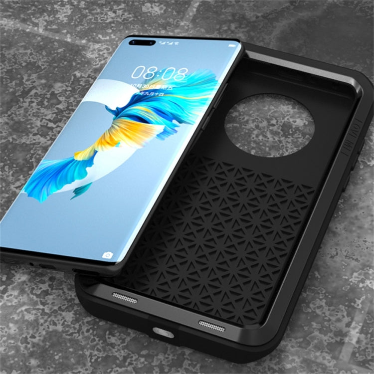 For Huawei Mate 40 LOVE MEI Metal Shockproof Waterproof Dustproof Protective Case without Glass