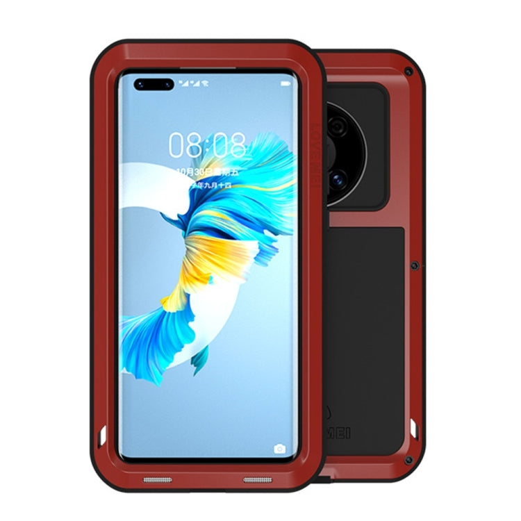 For Huawei Mate 40 LOVE MEI Metal Shockproof Waterproof Dustproof Protective Case without Glass