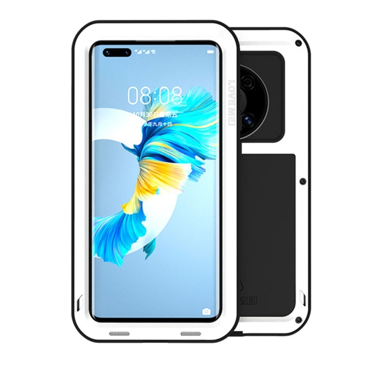For Huawei Mate 40 LOVE MEI Metal Shockproof Waterproof Dustproof Protective Case without Glass