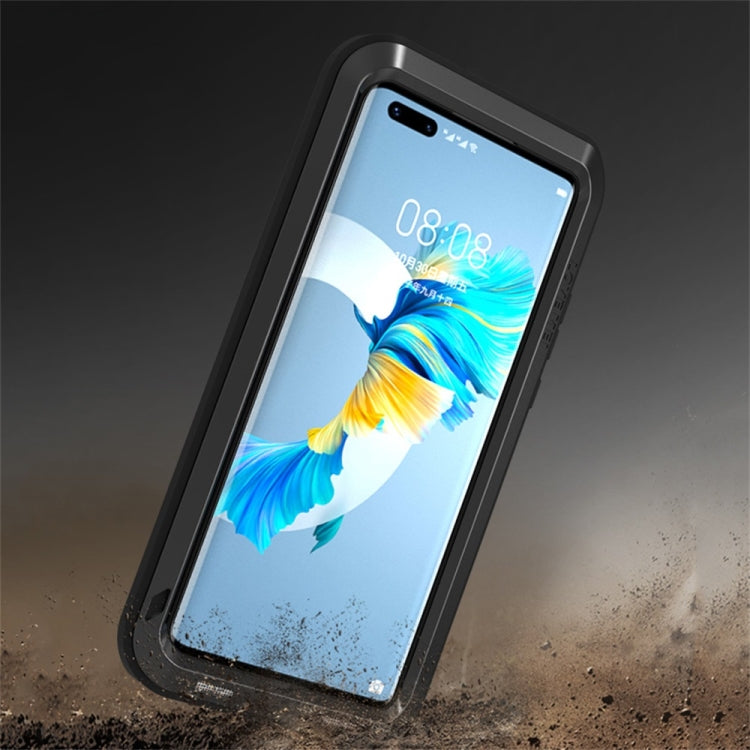For Huawei Mate 40 LOVE MEI Metal Shockproof Waterproof Dustproof Protective Case without Glass