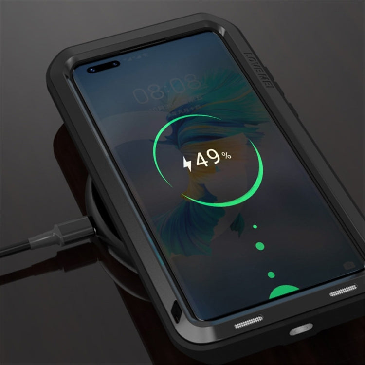 For Huawei Mate 40 LOVE MEI Metal Shockproof Waterproof Dustproof Protective Case without Glass