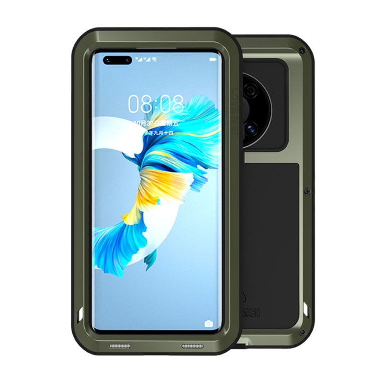 For Huawei Mate 40 LOVE MEI Metal Shockproof Waterproof Dustproof Protective Case without Glass