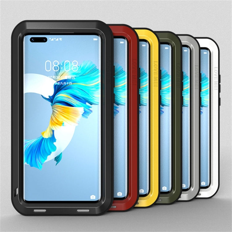 For Huawei Mate 40 LOVE MEI Metal Shockproof Waterproof Dustproof Protective Case without Glass