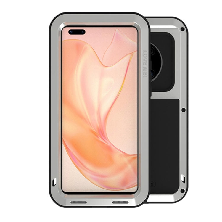 For Huawei Mate 40 Pro+ LOVE MEI Metal Shockproof Waterproof Dustproof Protective Case without Glass