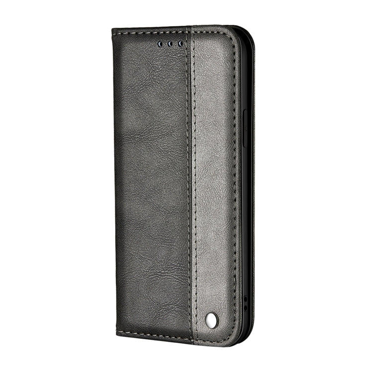 For Samsung Galaxy A32 5G Business Solid Color Stitching Horizontal Flip Leather Case with Holder & Card Slots