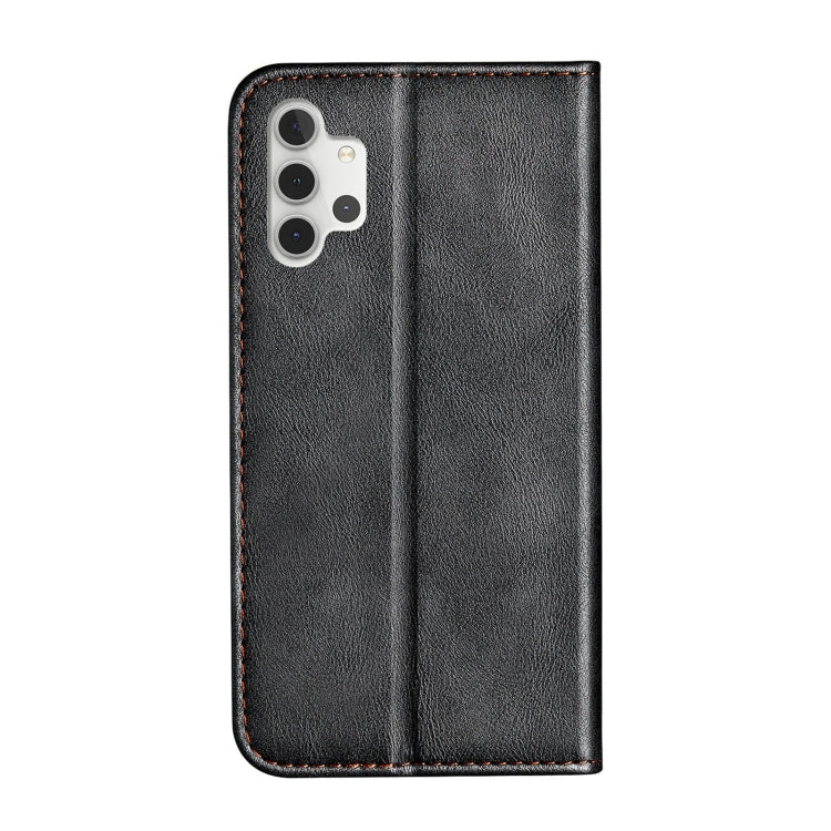 For Samsung Galaxy A32 5G Business Solid Color Stitching Horizontal Flip Leather Case with Holder & Card Slots