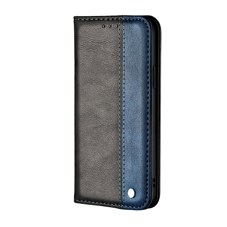 For Samsung Galaxy A52 5G / 4G Business Solid Color Stitching Horizontal Flip Leather Case with Holder & Card Slots