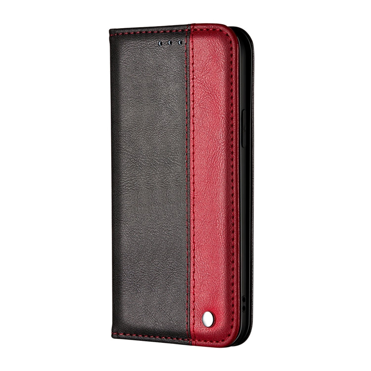 For Samsung Galaxy A52 5G / 4G Business Solid Color Stitching Horizontal Flip Leather Case with Holder & Card Slots