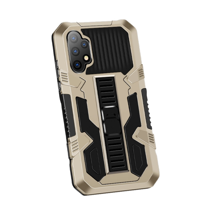 For Samsung Galaxy A32 4G Vanguard Warrior All Inclusive Double-color Shockproof TPU + PC Protective Case with Holder
