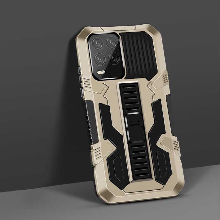 For OPPO Realme 8 / 8 Pro Vanguard Warrior All Inclusive Double-color Shockproof TPU + PC Protective Case with Holder