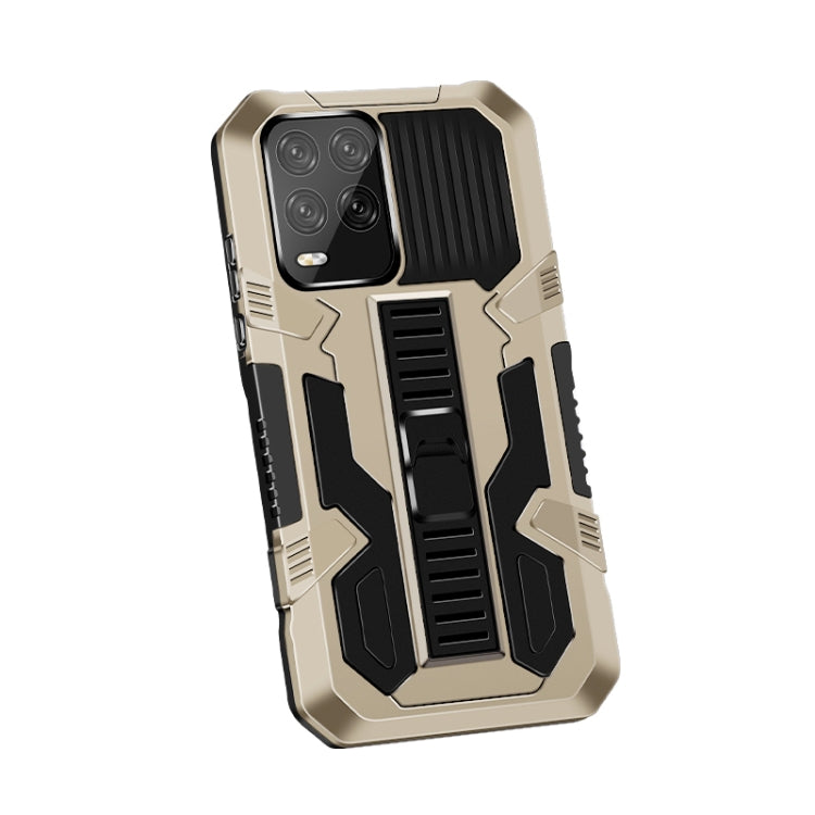 For OPPO Realme 8 / 8 Pro Vanguard Warrior All Inclusive Double-color Shockproof TPU + PC Protective Case with Holder