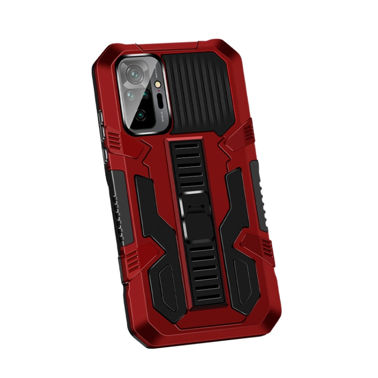 For Redmi Note 10 Pro / Note 10 Pro Max Vanguard Warrior All Inclusive Double-color Shockproof TPU + PC Protective Case with Holder
