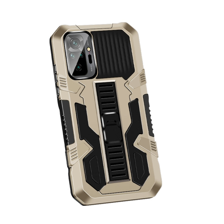 For Redmi Note 10 Pro / Note 10 Pro Max Vanguard Warrior All Inclusive Double-color Shockproof TPU + PC Protective Case with Holder
