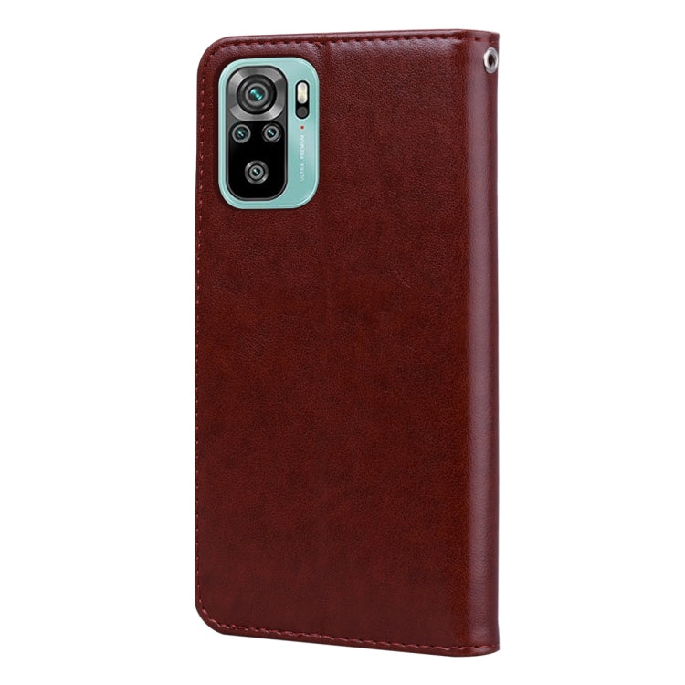 For Xiaomi Redmi Note 10 Rose Embossed Horizontal Flip PU Leather Case with Holder & Card Slots & Wallet