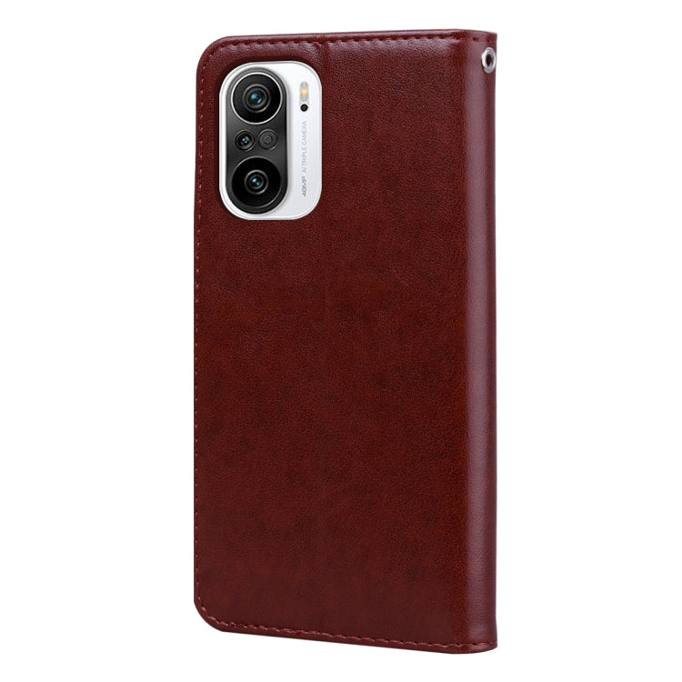For Xiaomi Redmi K40 / K40 Pro Rose Embossed Horizontal Flip PU Leather Case with Holder & Card Slots & Wallet