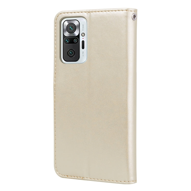 For Xiaomi Redmi Note 10 Pro Rose Embossed Horizontal Flip PU Leather Case with Holder & Card Slots & Wallet