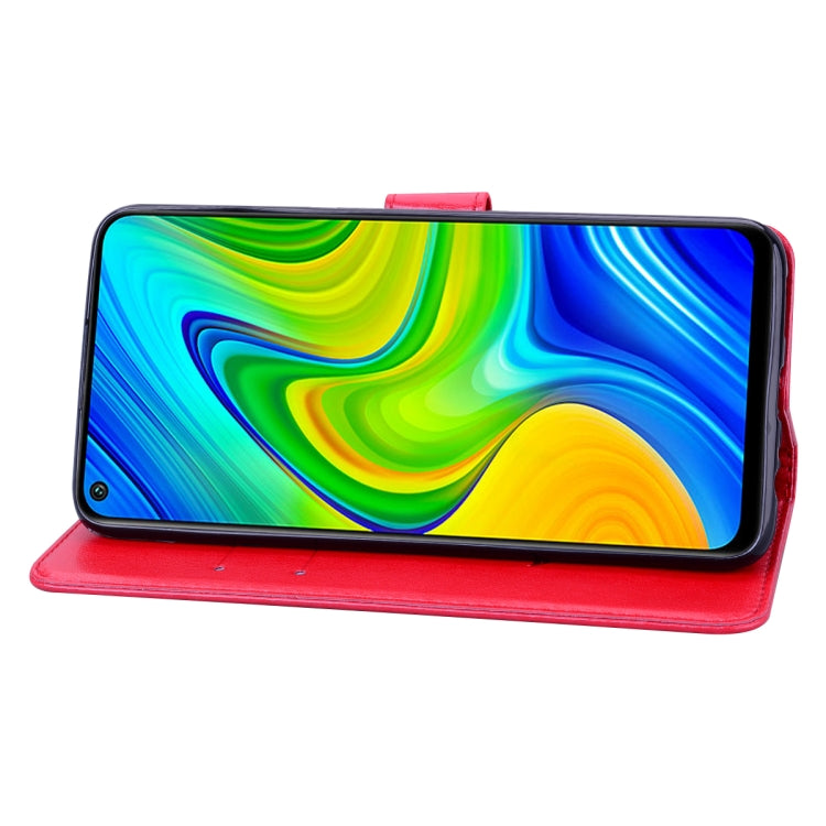 For Xiaomi Mi 10T Pro 5G Rose Embossed Horizontal Flip PU Leather Case with Holder & Card Slots & Wallet
