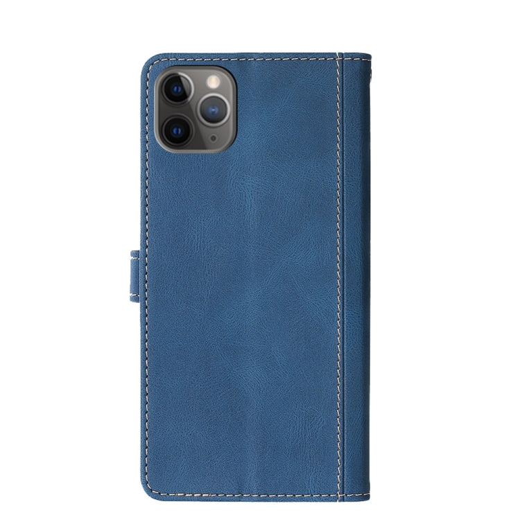 For iPhone 11 Pro Stitching Skin Feel Magnetic Buckle Horizontal Flip PU Leather Case with Holder & Card Slots & Wallet