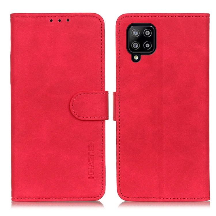 For Samsung Galaxy A22 4G(EU Version) KHAZNEH Retro Texture Horizontal Flip Leather Case with Holder & Card Slots & Wallet