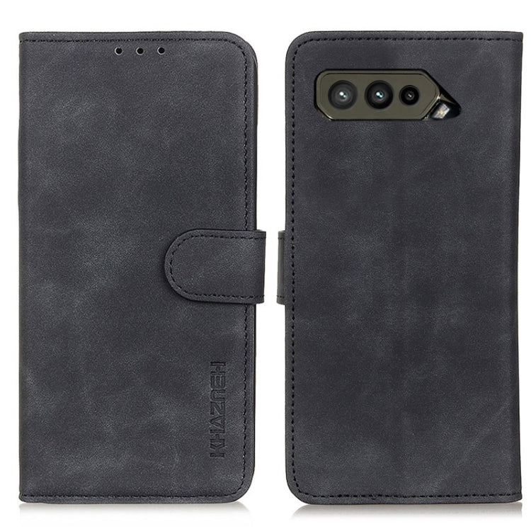 For Asus ROG Phone 5 Ultimate KHAZNEH Retro Texture Horizontal Flip Leather Case with Holder & Card Slots & Wallet