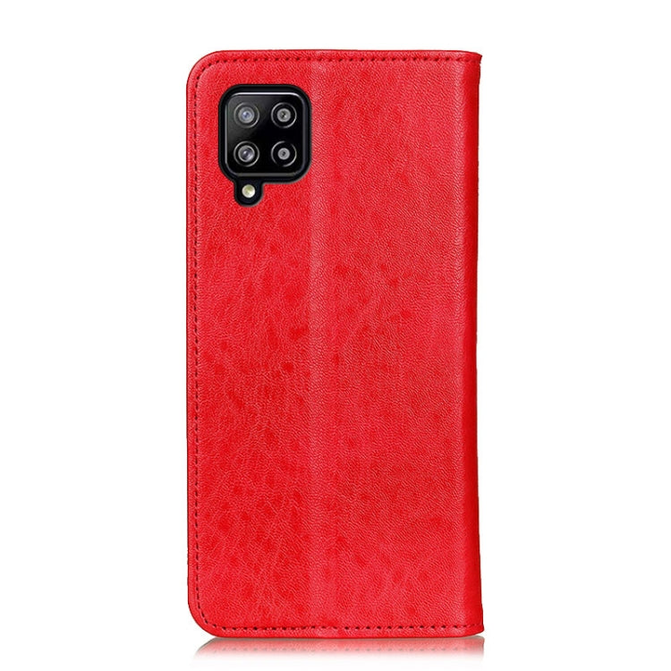 For Samsung Galaxy A22 4G(EU Version) Magnetic Crazy Horse Texture Horizontal Flip Leather Case with Holder & Card Slots & Wallet