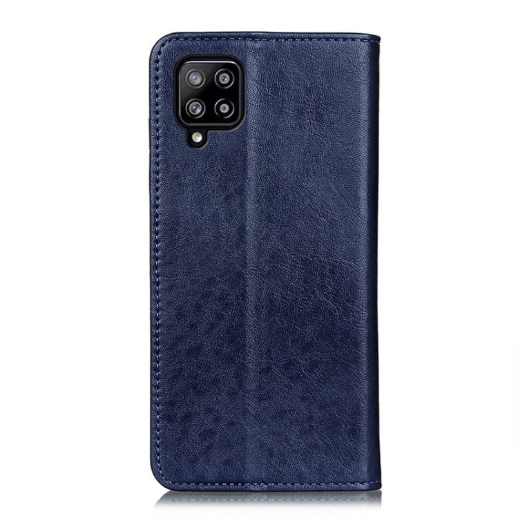 For Samsung Galaxy A22 4G(EU Version) Magnetic Crazy Horse Texture Horizontal Flip Leather Case with Holder & Card Slots & Wallet