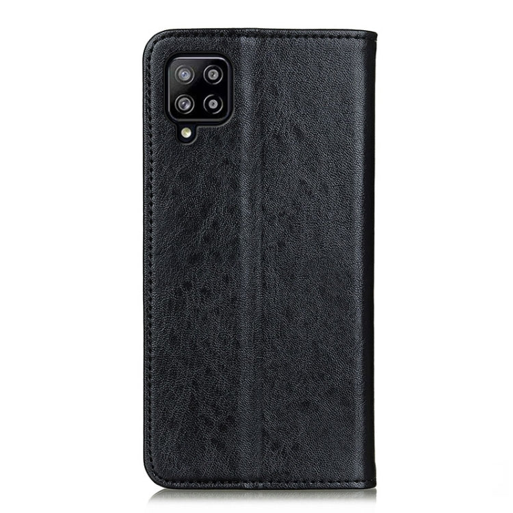 For Samsung Galaxy A22 4G(EU Version) Magnetic Crazy Horse Texture Horizontal Flip Leather Case with Holder & Card Slots & Wallet
