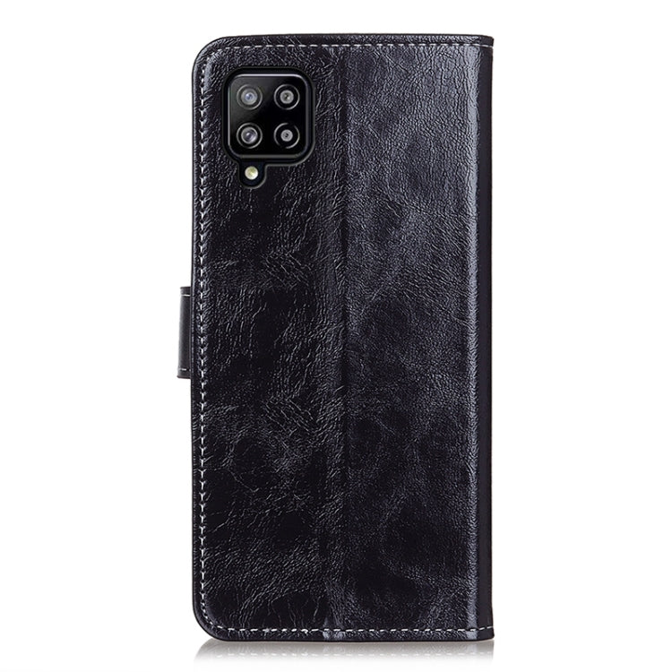 For Samsung Galaxy A22 4G(EU Version) Retro Crazy Horse Texture Horizontal Flip Leather Case with Holder & Card Slots & Photo Frame & Wallet