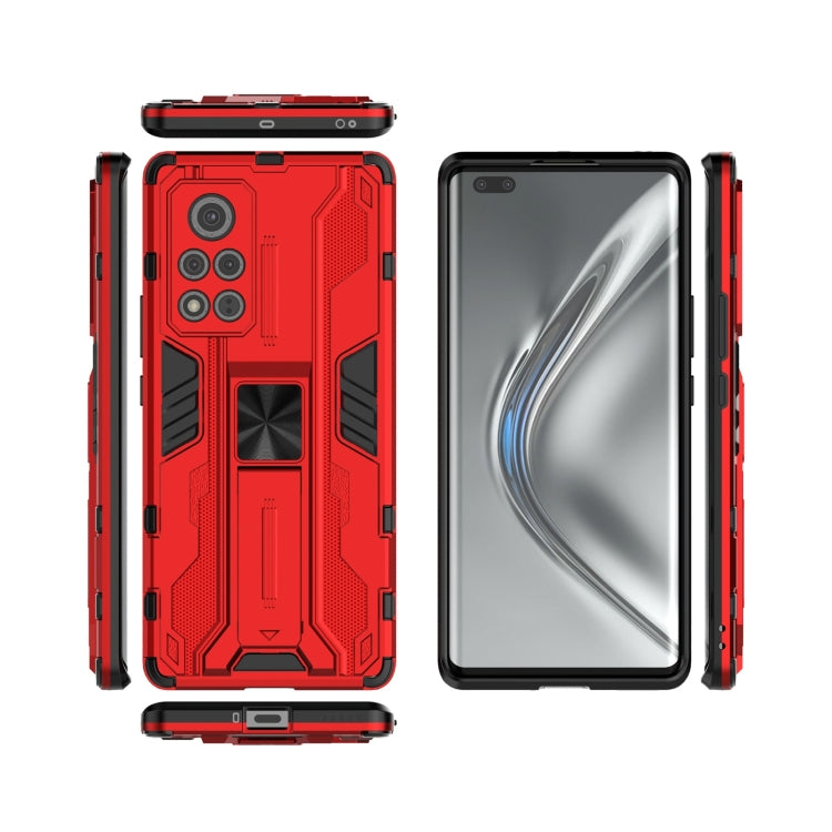 For Honor V40 5G Supersonic PC + TPU Shock-proof Protective Case with Holder