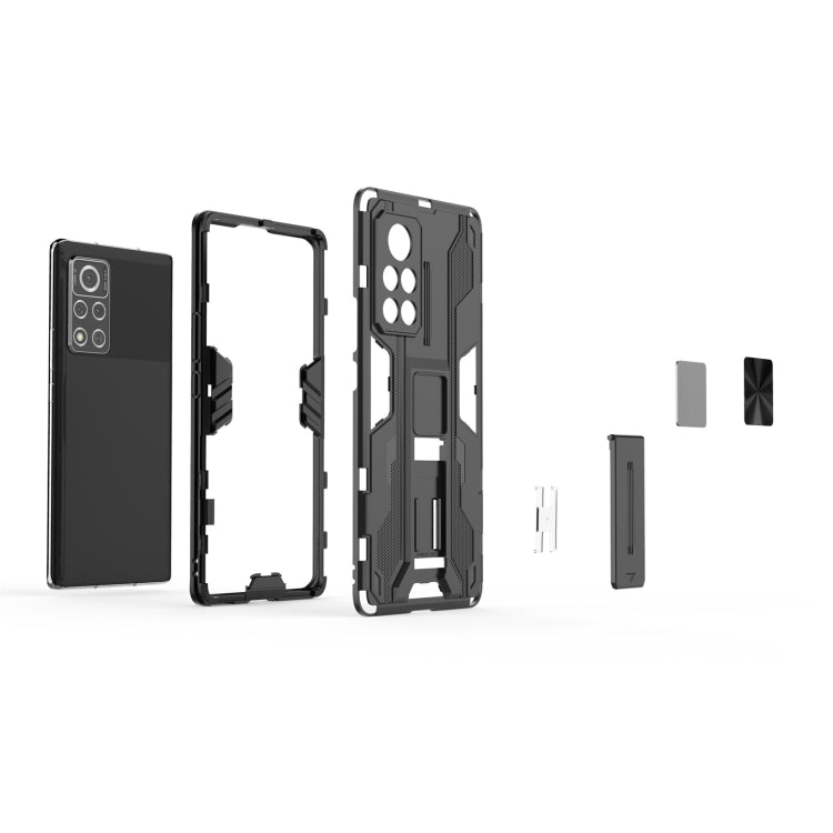 For Honor V40 5G Supersonic PC + TPU Shock-proof Protective Case with Holder