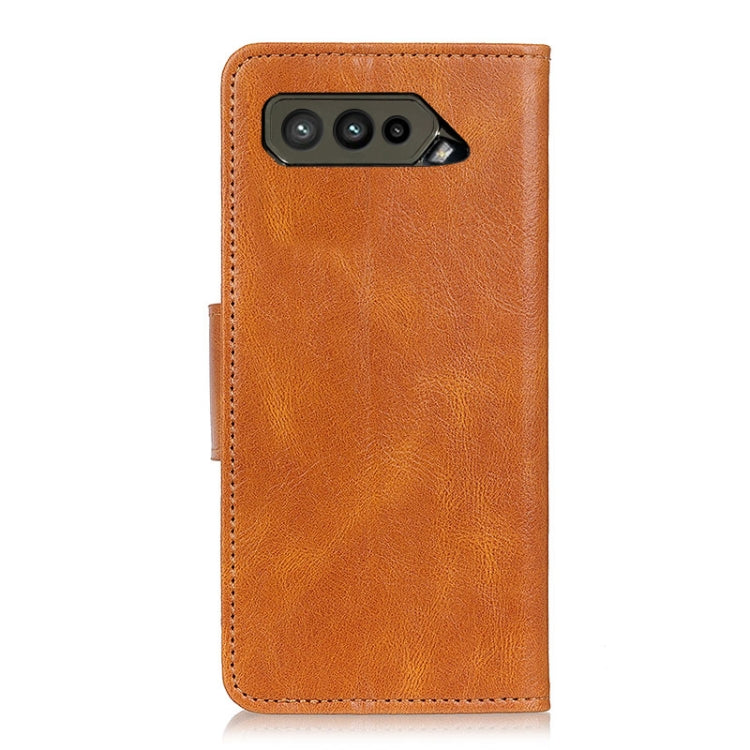For Asus ROG Phone 5 Ultimate Mirren Crazy Horse Texture Horizontal Flip Leather Case with Holder & Card Slots & Wallet