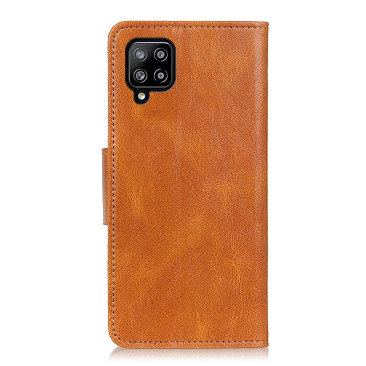 For Samsung Galaxy A22 4G(EU Version) Mirren Crazy Horse Texture Horizontal Flip Leather Case with Holder & Card Slots & Wallet