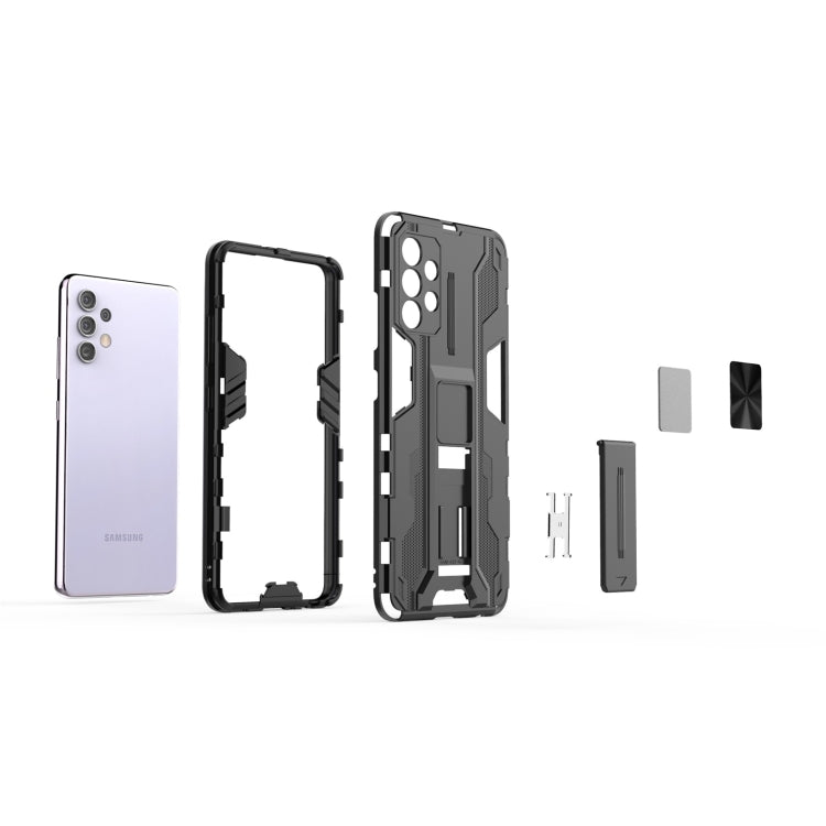 For Samsung Galaxy A32 4G Supersonic PC + TPU Shock-proof Protective Case with Holder