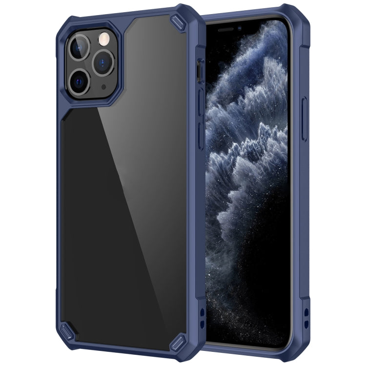 For iPhone 11 Pro Shockproof Glossy Acrylic + TPU Protective Case