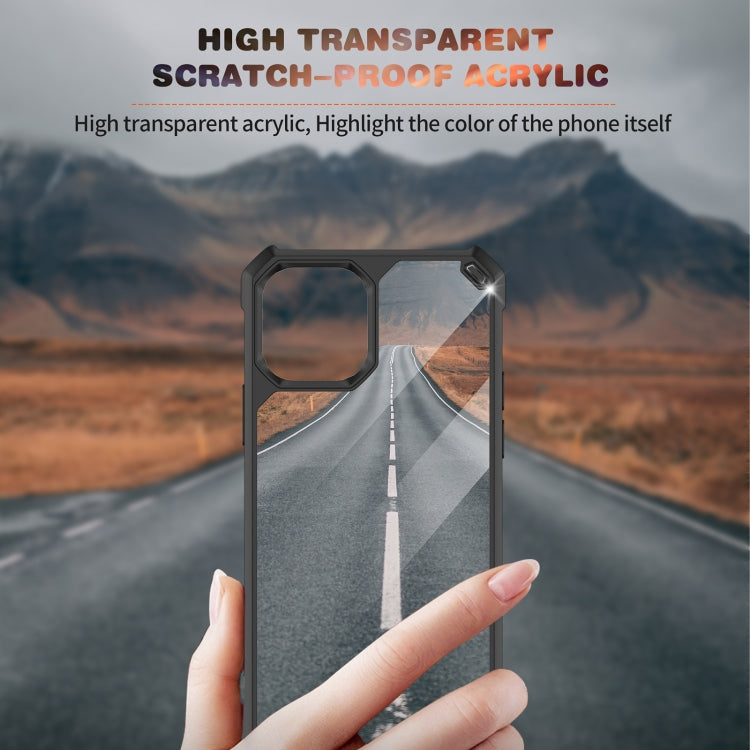 For iPhone 11 Shockproof Glossy Acrylic + TPU Protective Case
