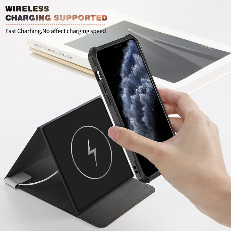 For iPhone 11 Pro Max Shockproof Glossy Acrylic + TPU Protective Case