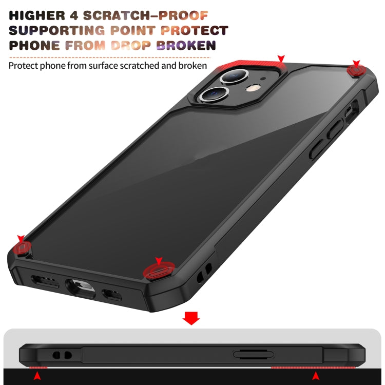 For iPhone 12 mini Shockproof Glossy Acrylic + TPU Protective Case