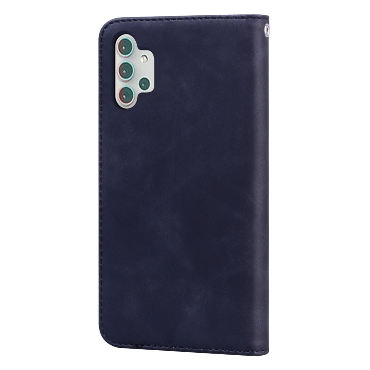 For Samsung Galaxy A32 5G Frosted Business Magnetic Horizontal Flip PU Leather Case with Holder & Card Slot & Lanyard
