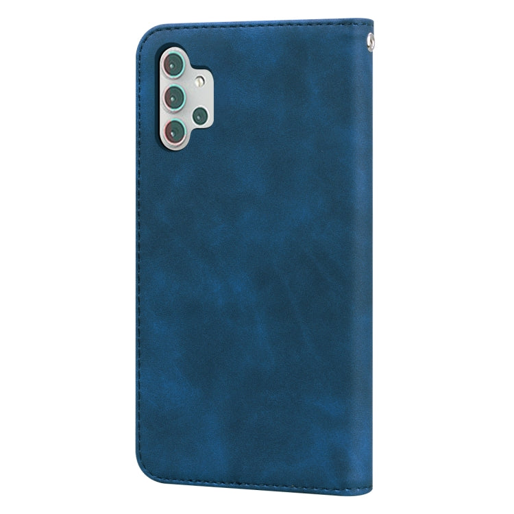 For Samsung Galaxy A32 5G Frosted Business Magnetic Horizontal Flip PU Leather Case with Holder & Card Slot & Lanyard