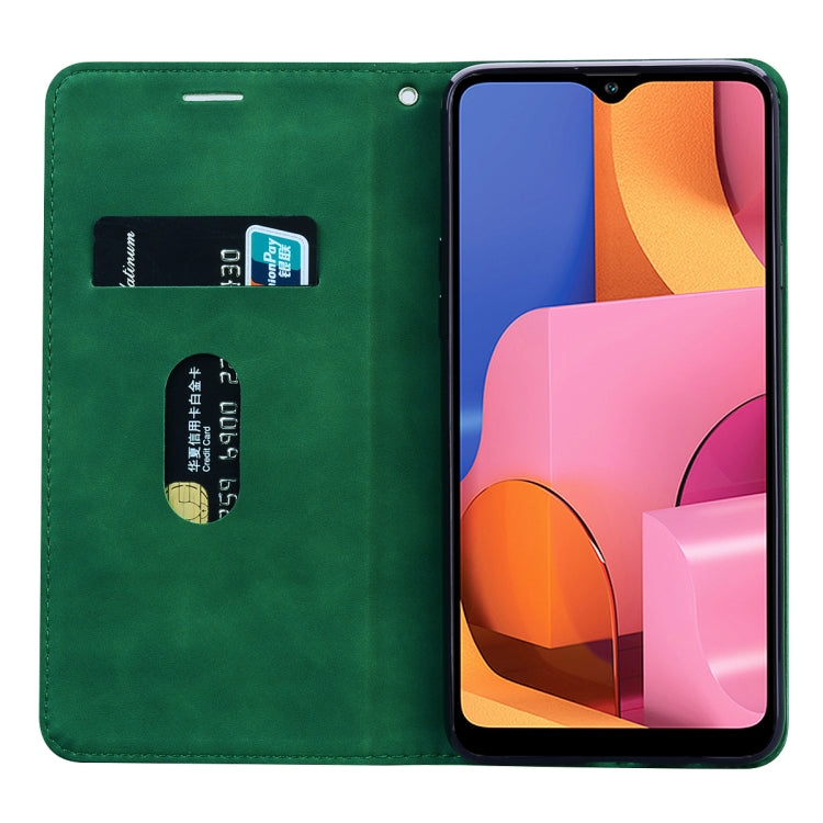 For Samsung Galaxy A32 5G Frosted Business Magnetic Horizontal Flip PU Leather Case with Holder & Card Slot & Lanyard