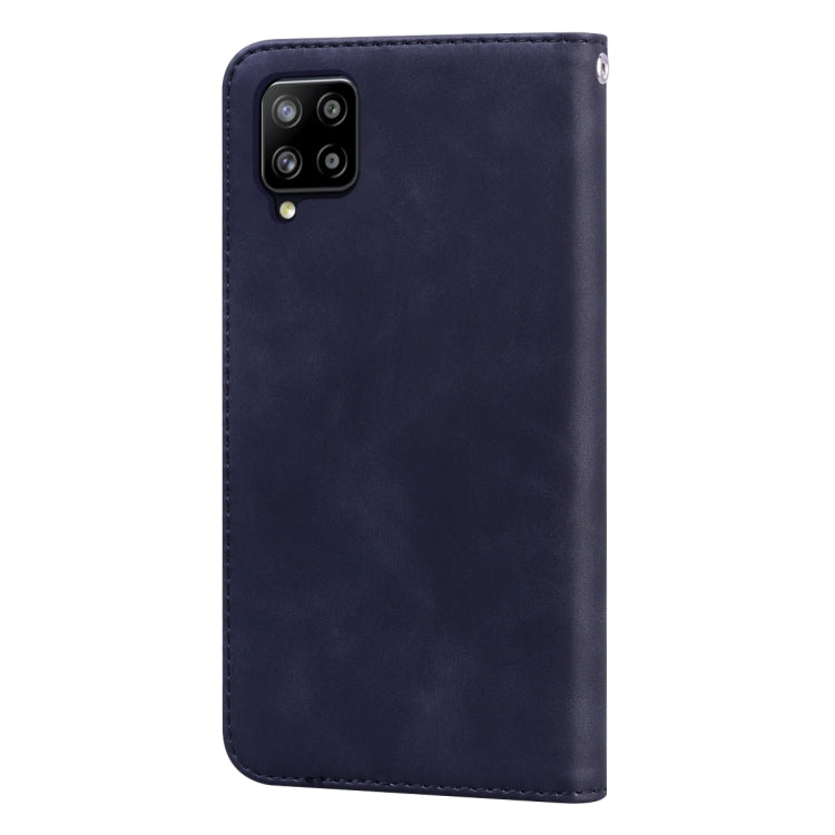 For Samsung Galaxy A42 5G Frosted Business Magnetic Horizontal Flip PU Leather Case with Holder & Card Slot & Lanyard
