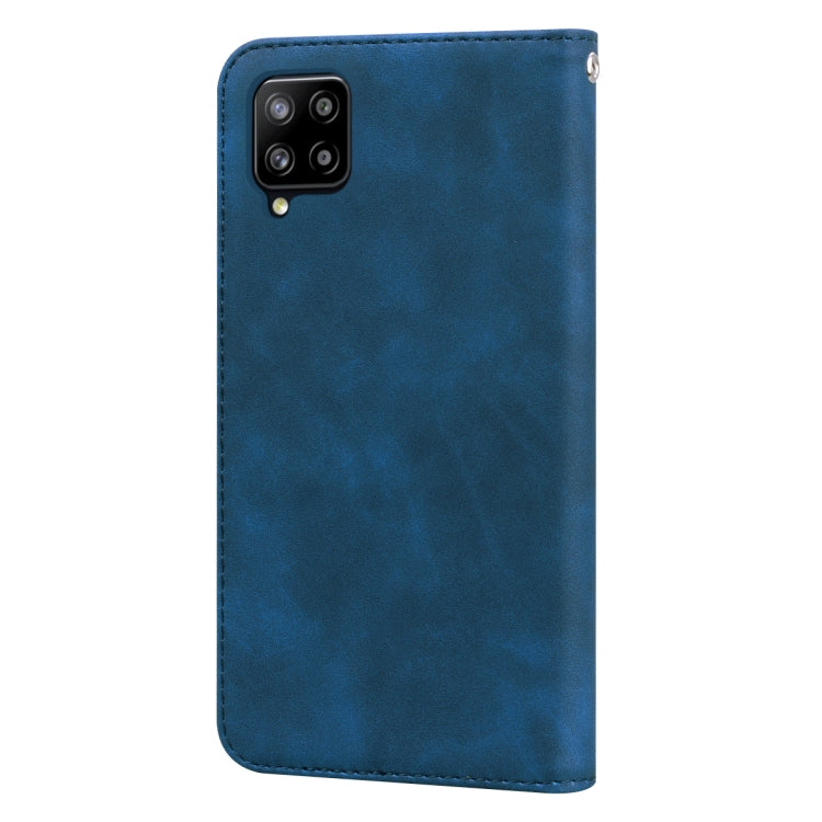 For Samsung Galaxy A42 5G Frosted Business Magnetic Horizontal Flip PU Leather Case with Holder & Card Slot & Lanyard