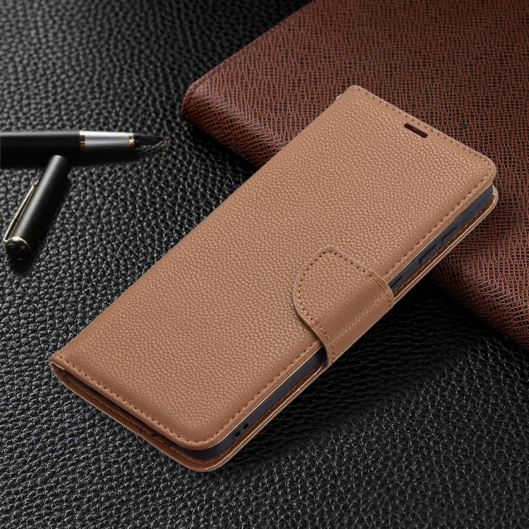 For Samsung Galaxy A02 Litchi Texture Pure Color Horizontal Flip Leather Case with Holder & Card Slots & Wallet & Lanyard