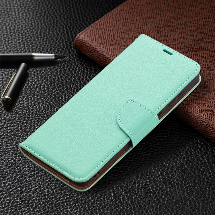 For Samsung Galaxy A02 Litchi Texture Pure Color Horizontal Flip Leather Case with Holder & Card Slots & Wallet & Lanyard