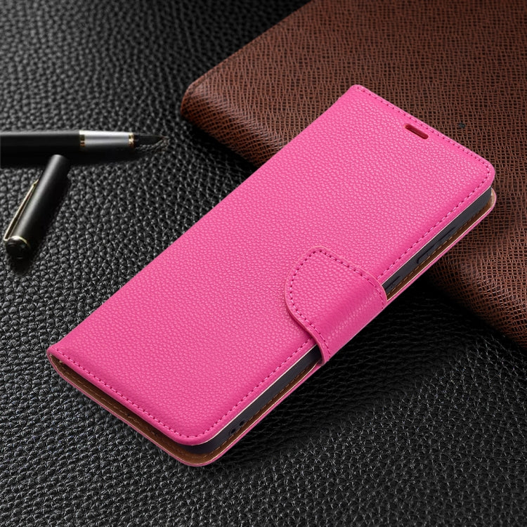 For Samsung Galaxy A02 Litchi Texture Pure Color Horizontal Flip Leather Case with Holder & Card Slots & Wallet & Lanyard