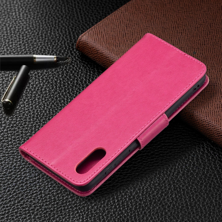For Samsung Galaxy A02 Embossing Two Butterflies Pattern Horizontal Flip PU Leather Case with Holder & Card Slot & Wallet & Lanyard