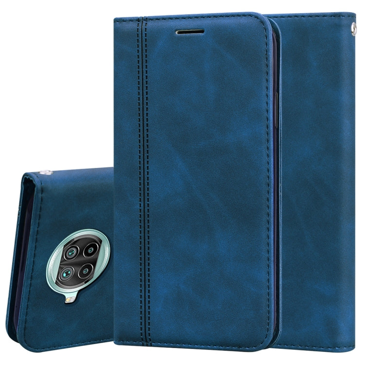 For Xiaomi Mi 10T Lite 5G Frosted Business Magnetic Horizontal Flip PU Leather Case with Holder & Card Slot & Lanyard