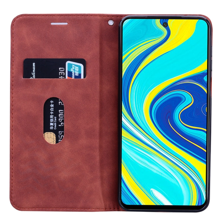 For Xiaomi Mi 10T Lite 5G Frosted Business Magnetic Horizontal Flip PU Leather Case with Holder & Card Slot & Lanyard